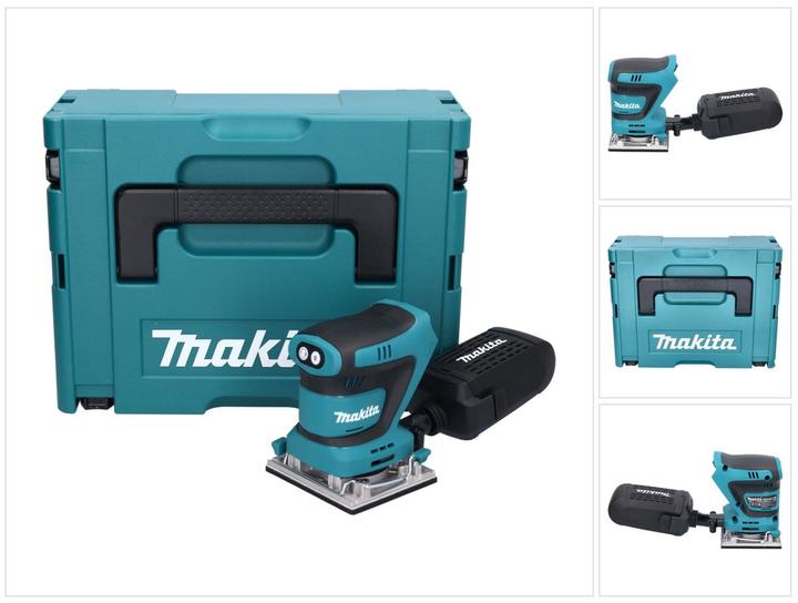 Actual product image Makita DBO 482 ZJ Battery orbital sander 18 V 112 x 102 mm + Makpac - without battery, without charger