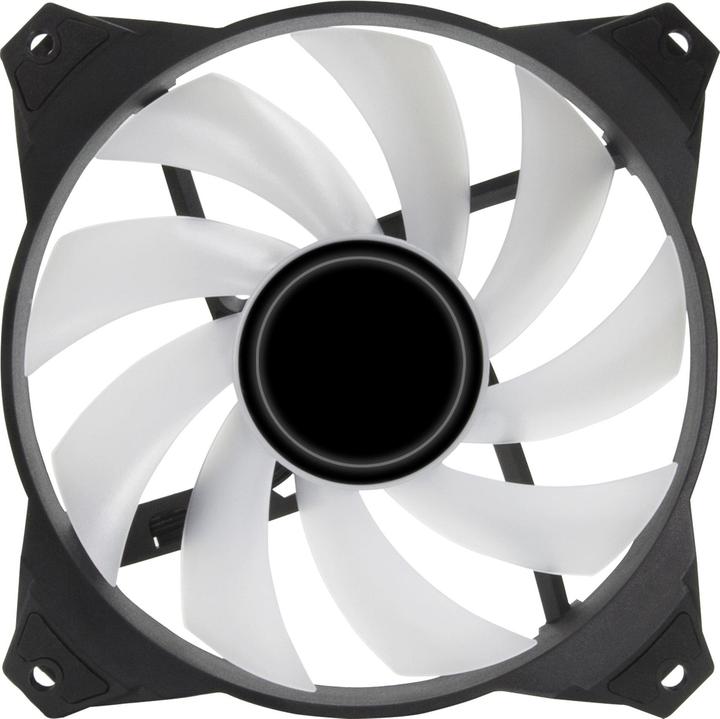 Actual product image Zalman ZM-IF120 Milky aRGB Fan infinity effect 1,200 RPM A 55.2CFM (120 mm, 1 x)
