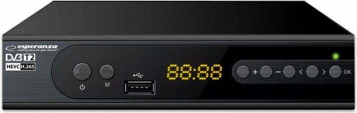 Esperanza EV106R TV set-top box Cable Black (DVB-T2)
