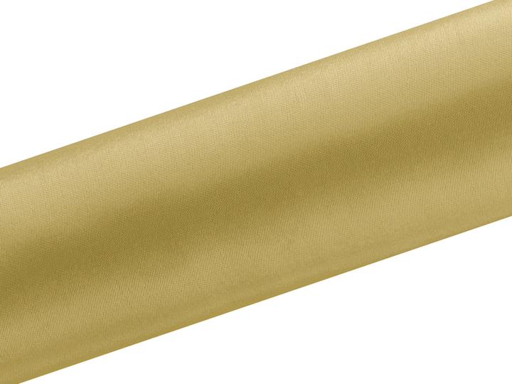 Actual product image Partydeco Satin Plain, gold, 0.16 x 9m (1 pc. / 9 lm) (1 Piece)