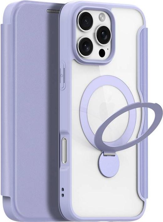 Actual product image Dux Ducis Skin X Pro 360° Ring Stand Series leather case (Apple iPhone 16 Pro Max)