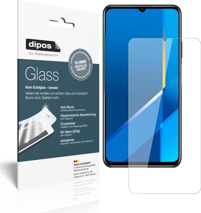 Dipos Displayschutz Anti-Shock (2 Stück, Honor X10 Max)