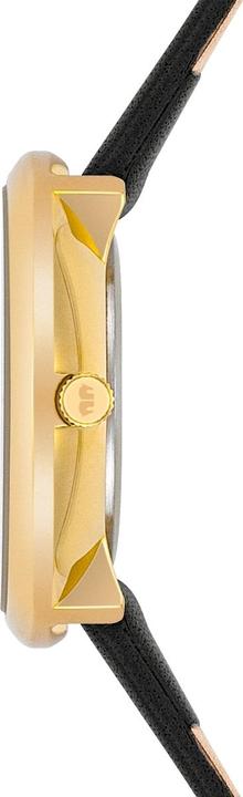 Produktbild Damen Quarzuhr Pearl Echtleder Schwarz - 33876 (Analoguhr, 32 mm)