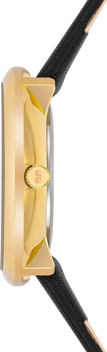 Produktbild Damen Quarzuhr Pearl Echtleder Schwarz - 33876 (Analoguhr, 32 mm)