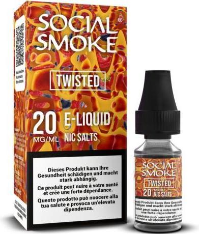 Produktbild Social Smoke Twisted (Himbeere, Mango, Waldbeere)