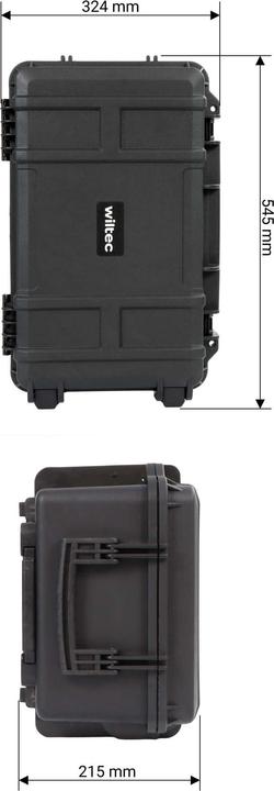 Produktbild Wiltec Universalkoffer 54,5x32,4x21,5cm wasserdicht Transportkoffer Schutzkoffer