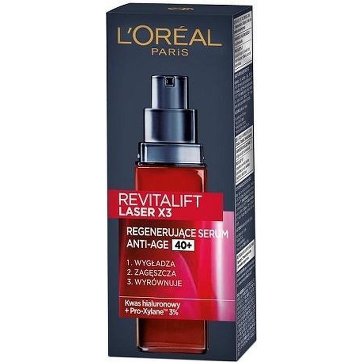 L'oréal Paris , Siero Viso, L'oreal - Revitalift Laser X3 Siero Rigenerante Anti-Età Per Il Viso 30Ml (30 Ml)