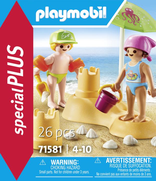 Produktbild Playmobil Kids mit Sandburg (71581, Playmobil Special Plus)