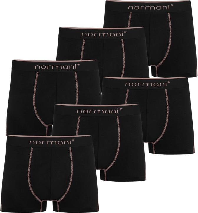 Actual product image Normani 6 Herren Baumwoll-Boxershorts (4XL, pack of 6)