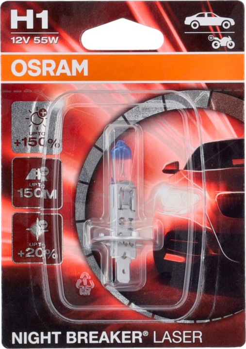 Actual product image Osram Night Breaker Laser (H1)