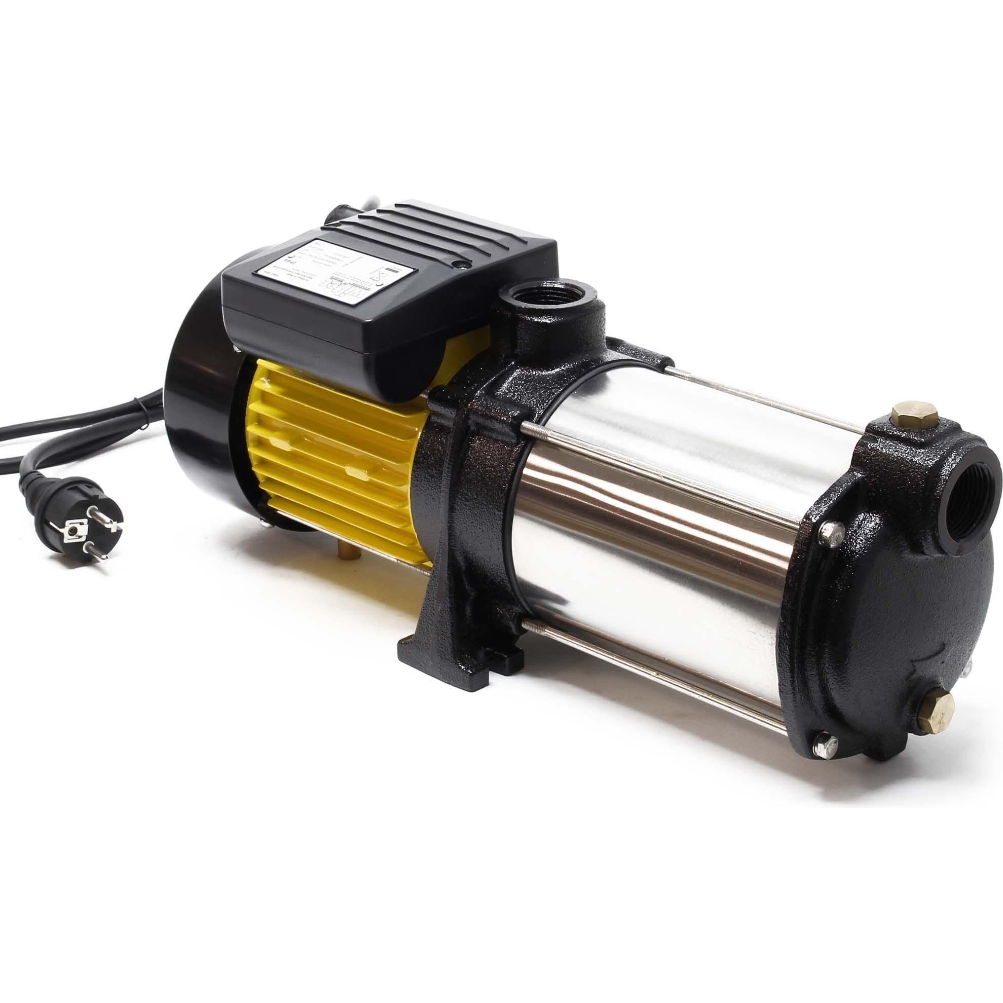 Wiltec, Wasserpumpe, Kreiselpumpe mehrstufig 6600l/h 900W 55m Hauswasserwerk Wasserpumpe Jetpumpe (Hauswasserpumpe)