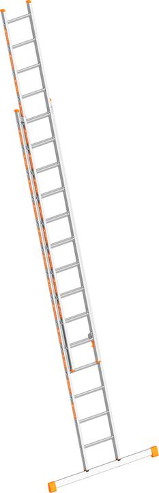 Immagine prodotto kaiserkraft Scala a sfilo in alluminio (Scala singola, 710 cm)