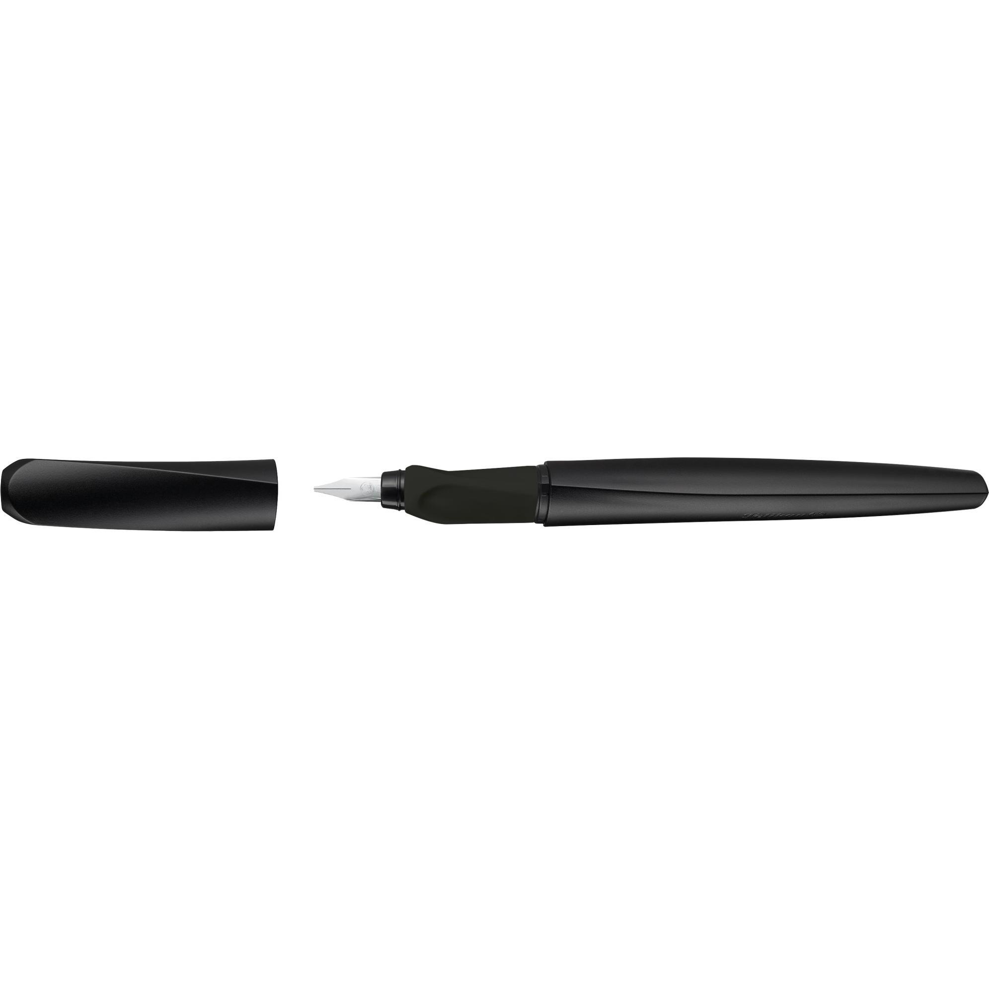 Pelikan, Schreibstifte, Twist Calligraphy Füller für Rechts- und Linkshänder, Black, Feder 1,1mm, 1,5mm und 2,0mm (Schwa...