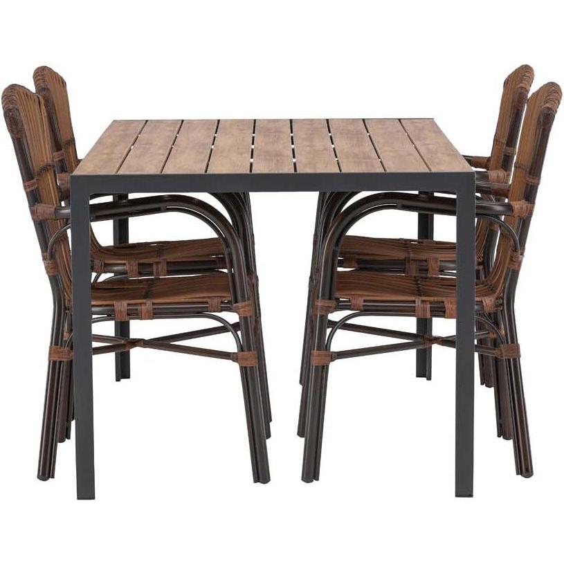 Thumbnail - Ebuy24, Gartentisch + Balkontisch, Gartenset Break 5-teilig (150 cm)