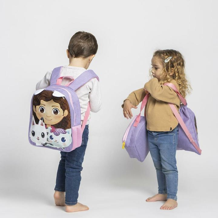 Produktbild Gabby's Dollhouse Kinderrucksack Schule, flieder