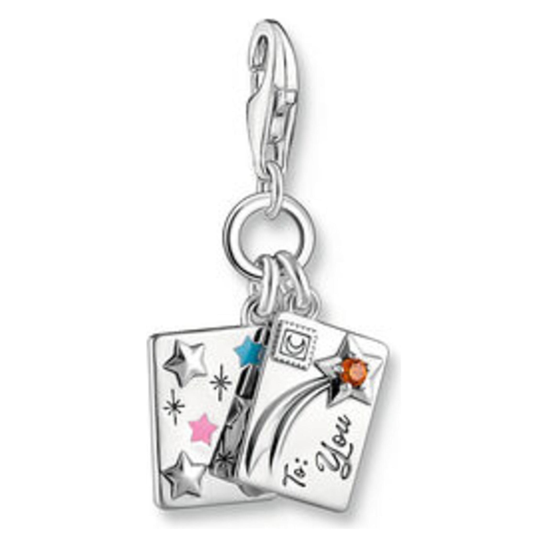 Thomas Sabo, Kettenanhänger, Charm-Anhänger, (925 Sterling Silber, Kaltemaille)