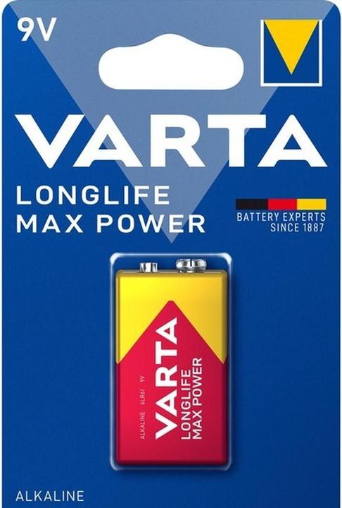 Actual product image Varta Longlife Power (1 pcs., 9V Block, 580 mAh)