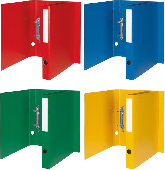 Immagine prodotto Office Raccoglitore ad anelli Focus A4 3 cm, giallo, 10 pezzi (A4, 30 mm, 10 pz.)