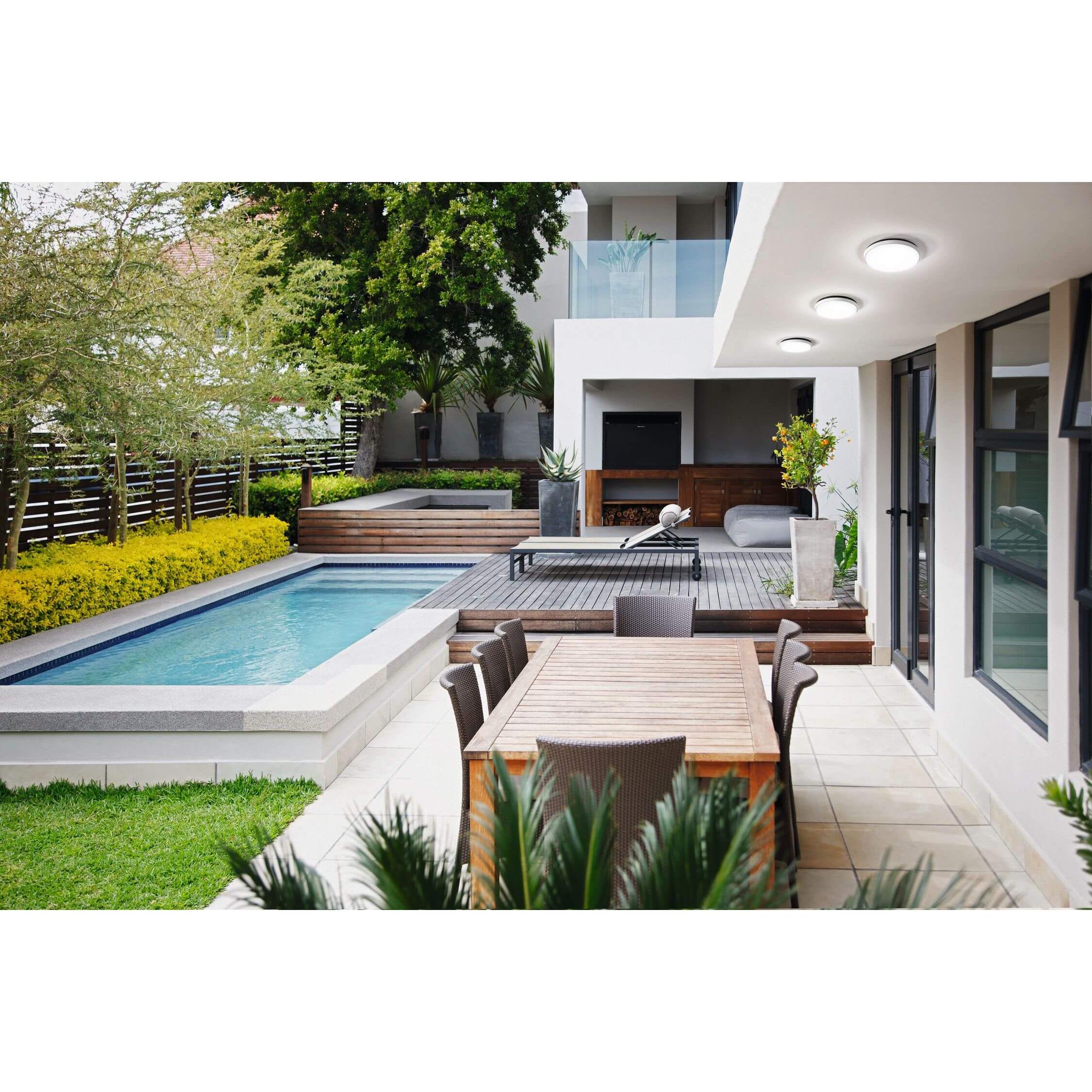Thumbnail - Fabas Luce, Wandleuchte + Deckenleuchte, weiss LEDDeckenleuchte IP54 3000K D300 (2800 lm)