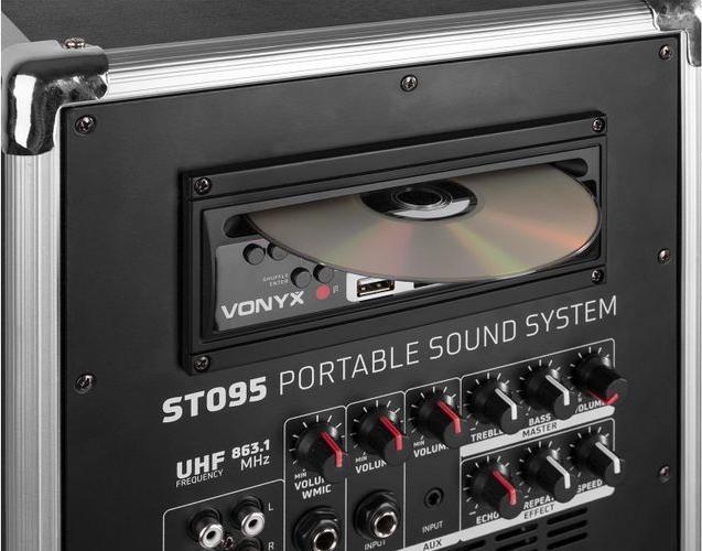 Actual product image Vonyx PA system ST095 (Active, 1x 250 W)
