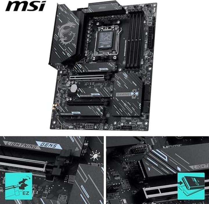 Produktbild MSI X870E GAMING PLUS WIFI (AM5, AMD X870E, ATX)