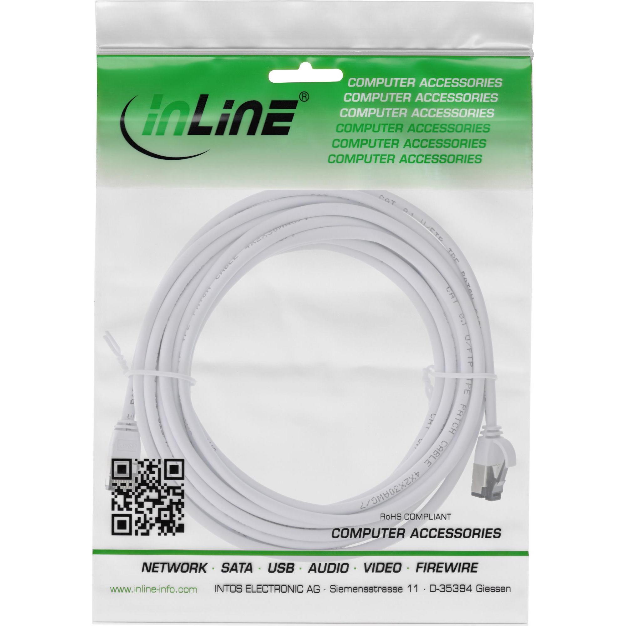 Thumbnail - InLine Patchkabel slim (U/FTP, CAT8.1, 5 m), Netzwerkkabel