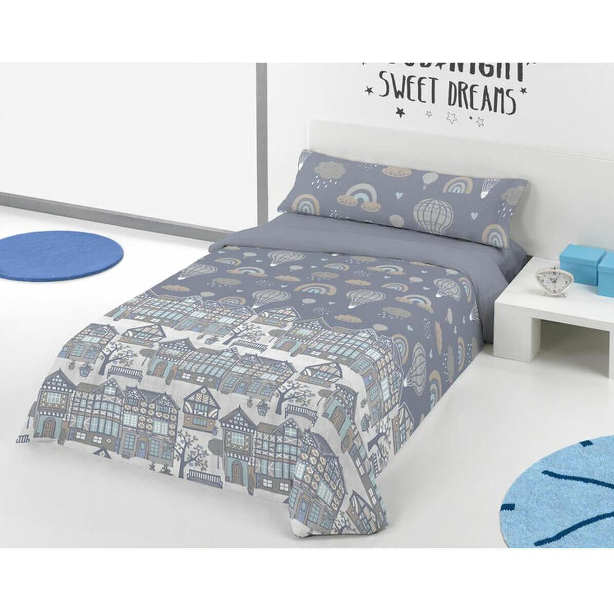 Pierre Cardin, Biancheria da letto, Bettdeckenbezug GLOBOS Blau 144 Fäden 180 x 230 cm (180 x 230 cm)