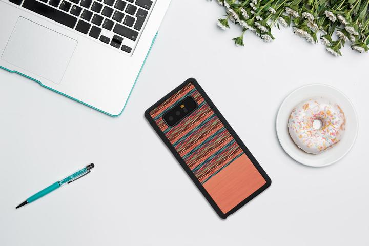 Produktbild Man&Wood SmartPhone case Galaxy Note 8 browny check black (Samsung Galaxy Note 8)