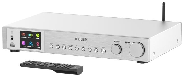 Produktbild Majority Fitzwilliam 3 Silver (Internetradio, DAB+, FM, Bluetooth, WLAN)