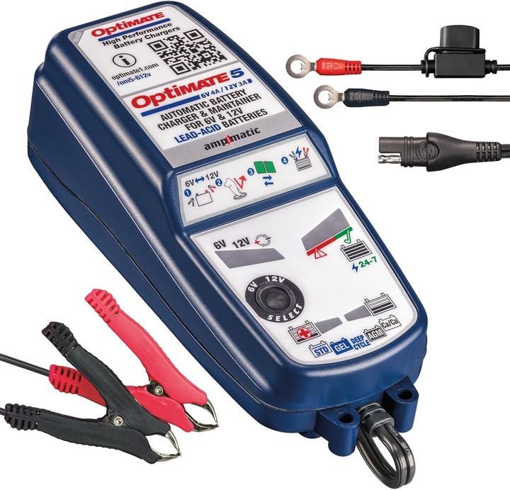 Produktbild Tecmate Optimate 5 Voltmatic Acculader (12V, 6V, 4 A)