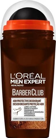 Actual product image L'Oréal Paris L'Oreal Man Expert Friseur Club 48 Hour Roll-On Deodorant for Men 50ml (Roll-on, 50 ml)