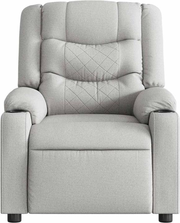 Immagine prodotto vidaXL Sedia da massaggio in tessuto grigio nuvola