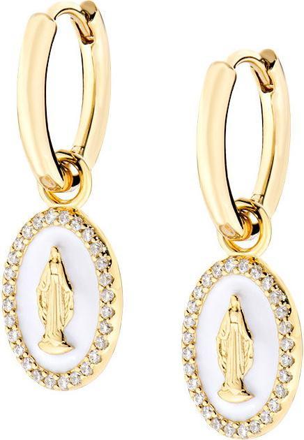 Amen Miraculous Mary Ohrringe (Silber 925)