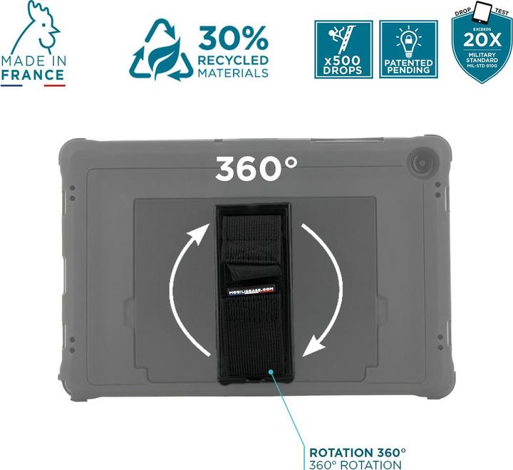 Actual product image Mobilis PROTECH Case+360°handstand+kickstand-Gl.Tab Active Pro (Samsung Galaxy Tab Active 4 Pro)