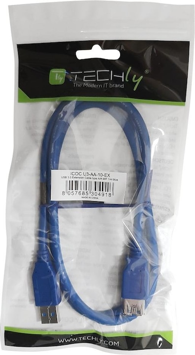 Produktbild Techly USB 3.0 Verlängerungskabel (3 m, USB 3.0)