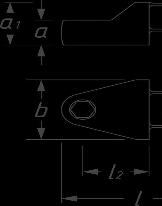 Produktbild HAZET Einsteck-Halter für Bits 6420B ∙ Einsteck-Vierkant 9 x 12 mm ∙ Sechskant6,3 (1/4 Zoll)