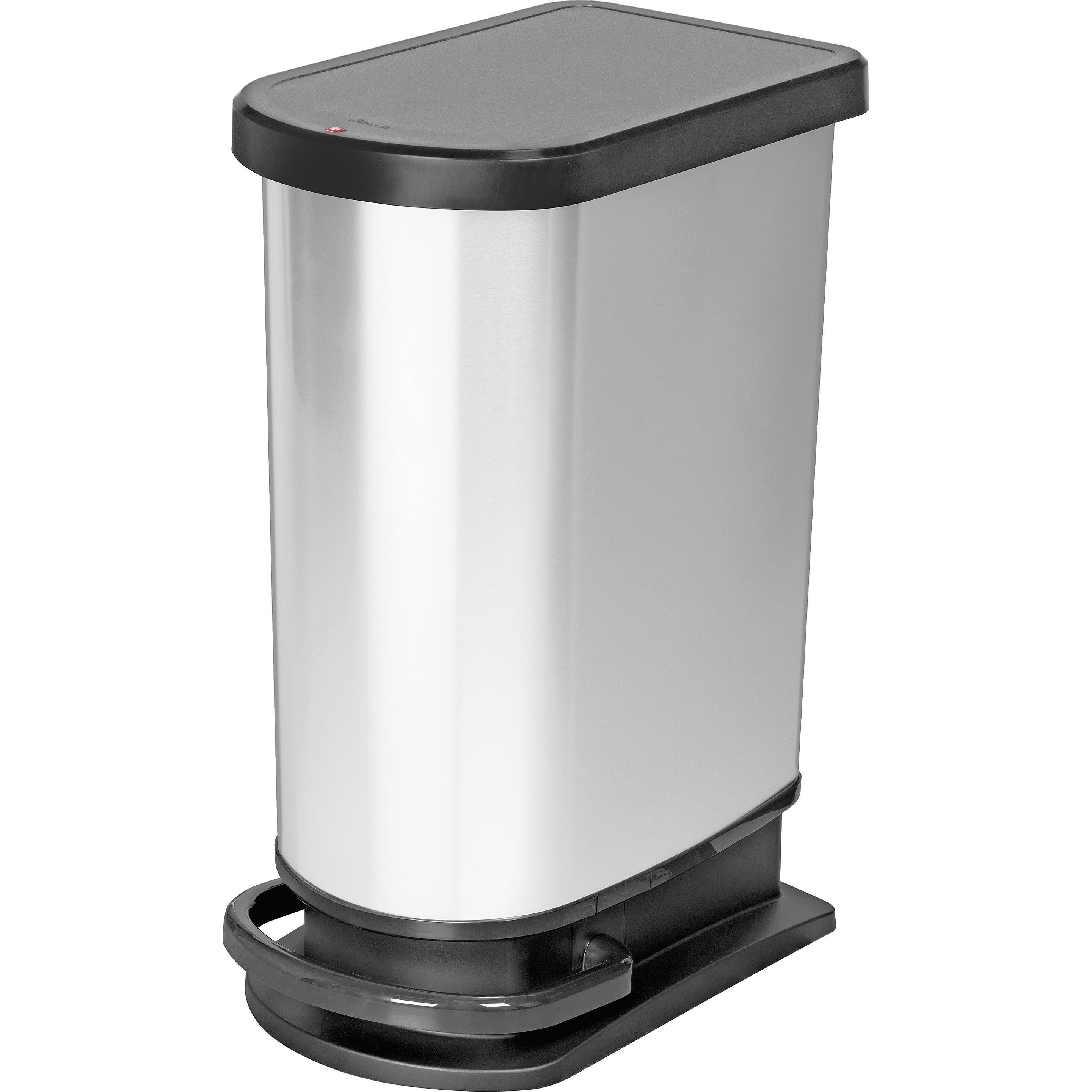 Rotho Paso, Abfalleimer, Silber