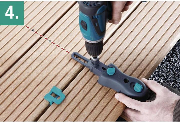 Actual product image wolfcraft 1 3-piece terrace drilling set (4 mm)