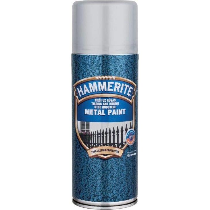 Hammerite, Künstlerfarbe + Bastelfarbe, Spray Paint Hammered Hõbehall 400ml (400 ml)