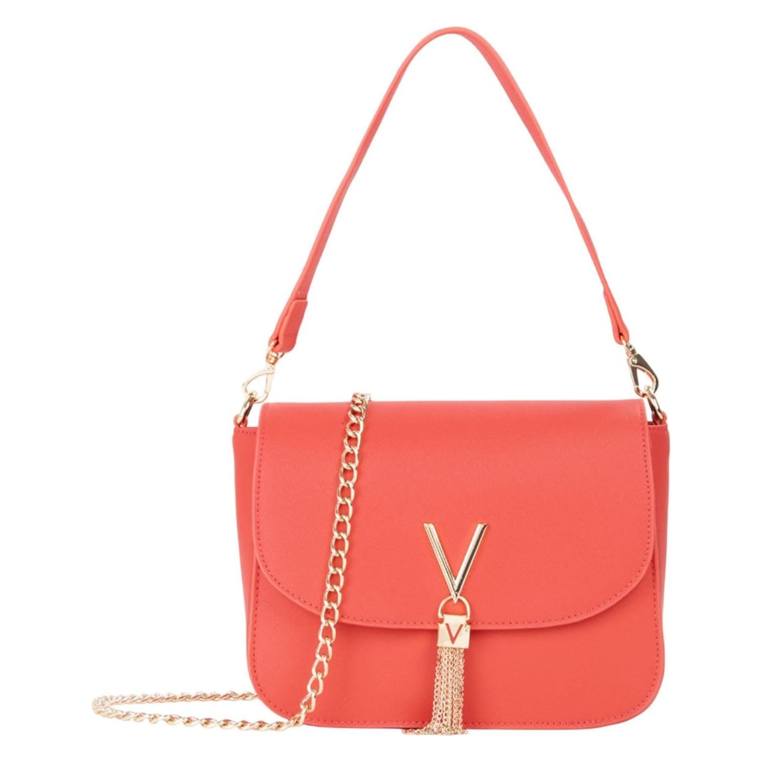 Valentino, Damen, Handtasche, Divina Sa Lady Crossover Bag Corallo, Rot