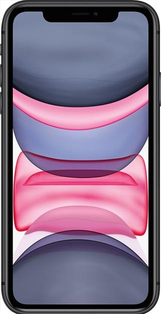 Actual product image Forza Refurbished iPhone 11 (64 GB, Black, 6.10", 12 Mpx, Dual SIM, C / Good)