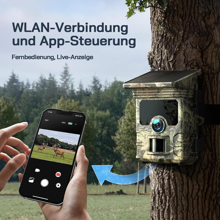 Actual product image Wolfang WT03 4K Wildkamera mit Nachtsicht