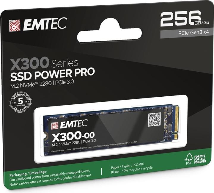 Immagine prodotto Emtec Power Pro X300 (256 GB, M.2 2280)