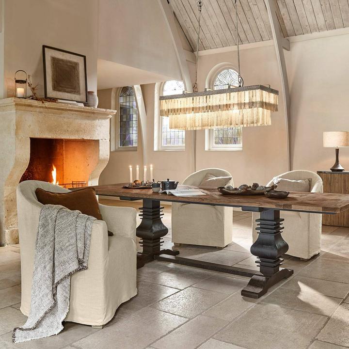 Immagine prodotto Loberon Lampadario Krauville grigio antico/crema