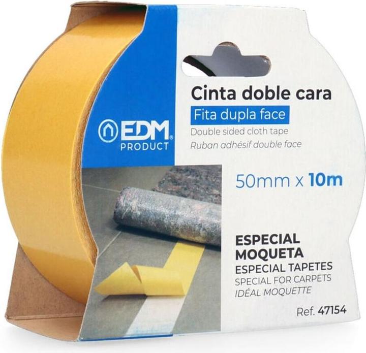 Produktbild EDM Klebeband 47154 10 m x 50 mm 50 mm x 10 m Weiss (50 mm)