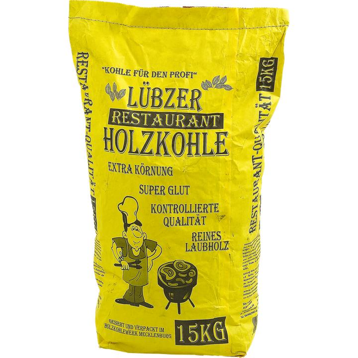 Produktbild Favorit Lübzer Restaurant Holzkohle (15 kg)