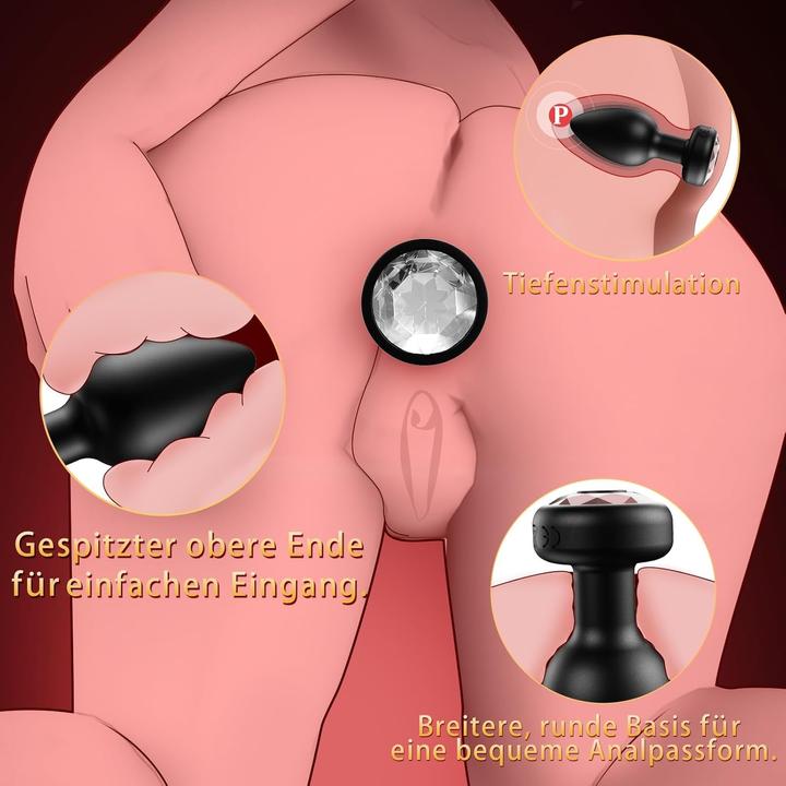 Produktbild NoName 3er-Set Analplugs mit Vibration