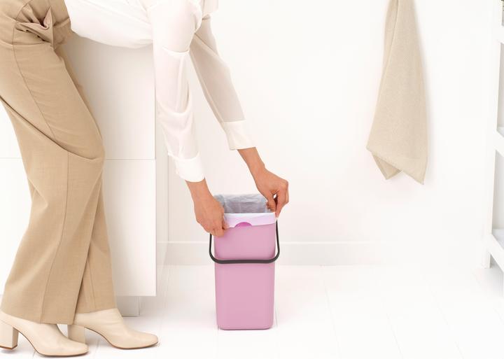 Actual product image Brabantia Recyclingbehälter Sort & Go 12 l, Rosa (12 l)