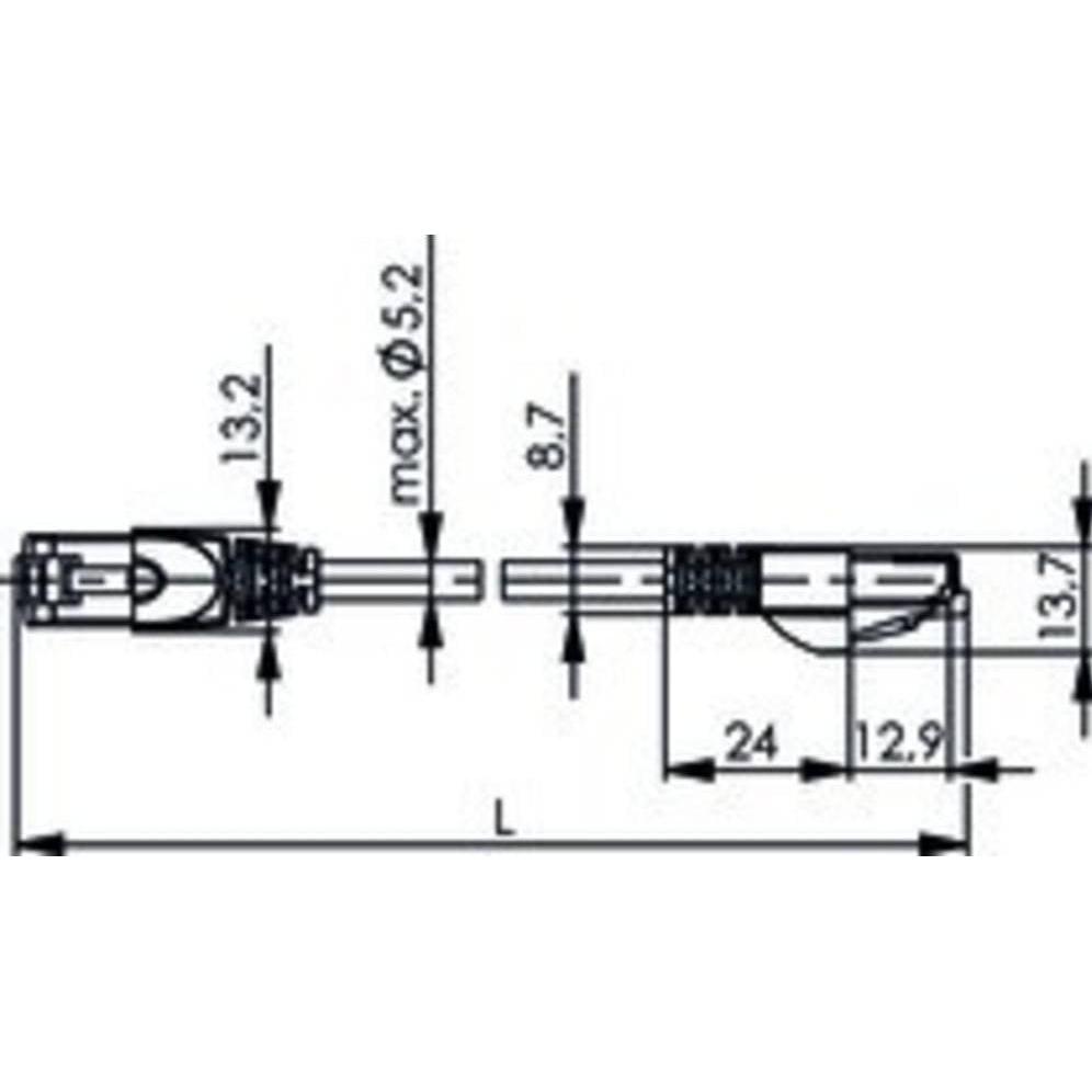 Thumbnail - Telegärtner MP8 FS 600 (S/FTP, CAT6a, 5 m), Netzwerkkabel