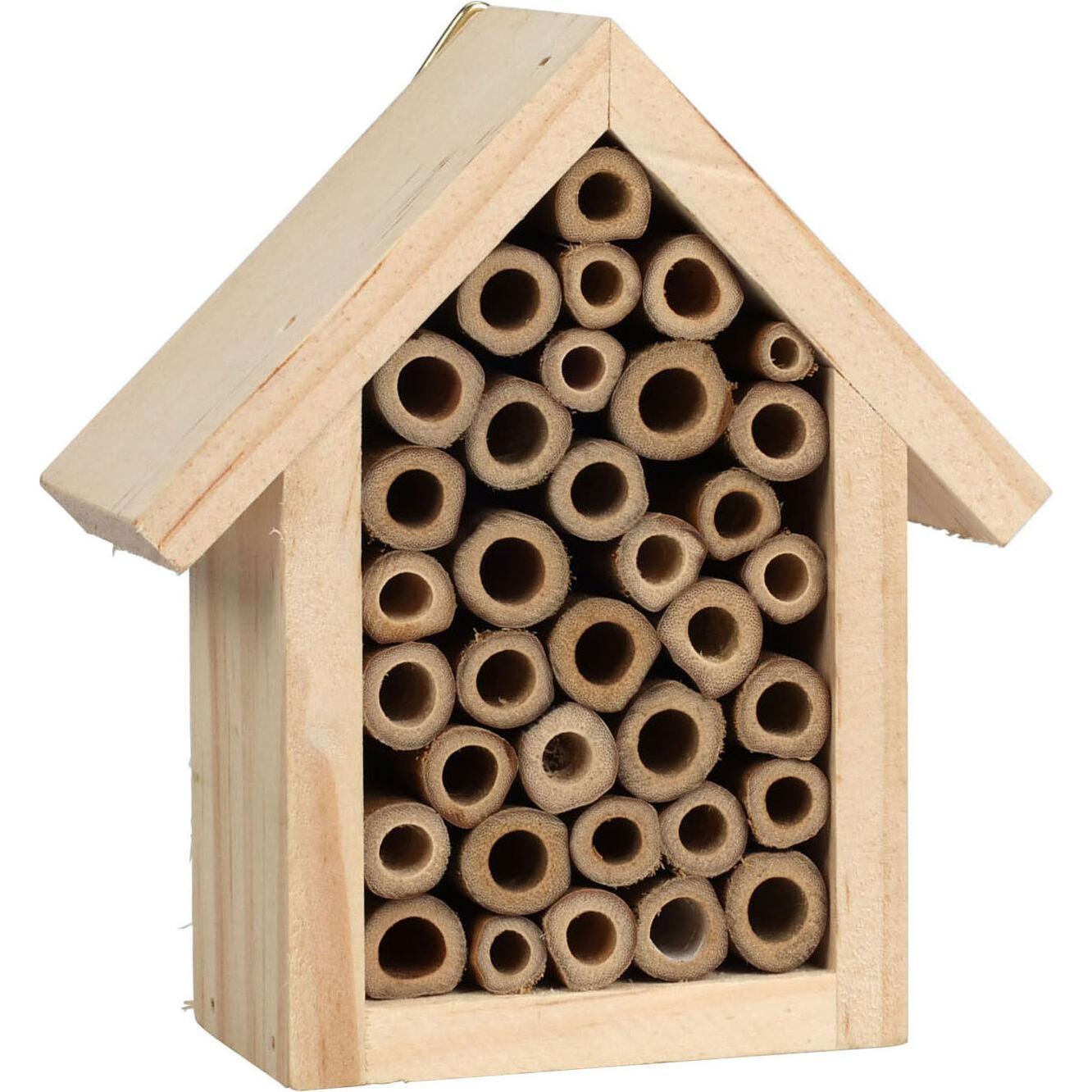 Casetta per insetti, Insektenhotel Holz, 10x11x4cm